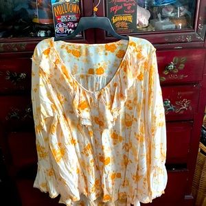 Free people peasant blouse